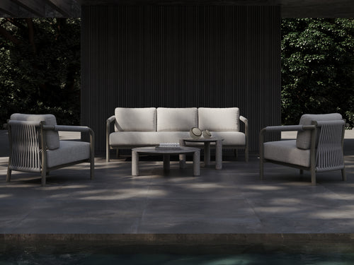 LORVAIN-silver ARMCHAIR