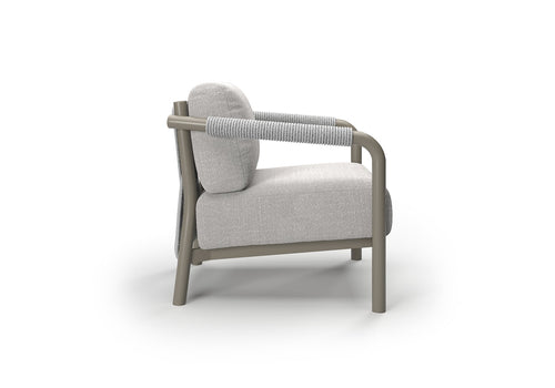 LORVAIN-silver ARMCHAIR