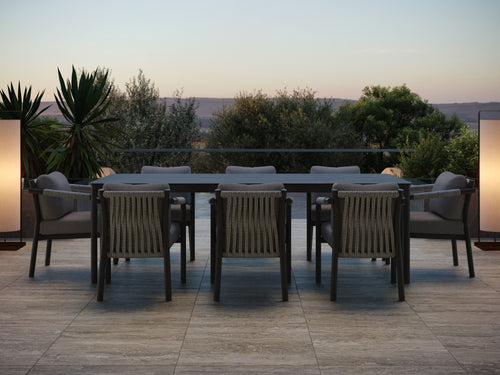 LORVAIN-nightfall DINING TABLE FOR 6