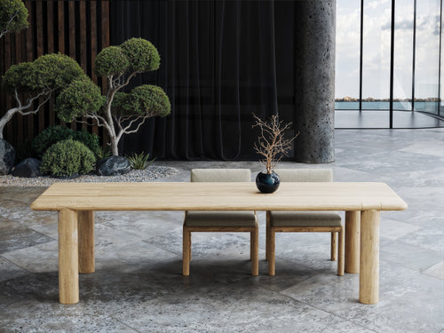 Caleo-natural Dining Set