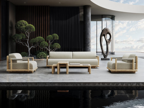 Caleo-natural 3-Seater Sofa