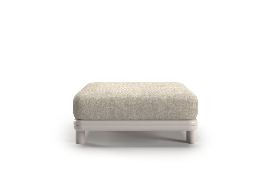 ALVO-bisque OTTOMAN