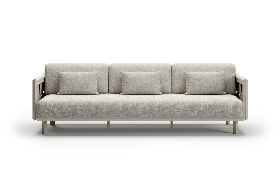 ÉCLAT-bisque 3 SEATER SOFA