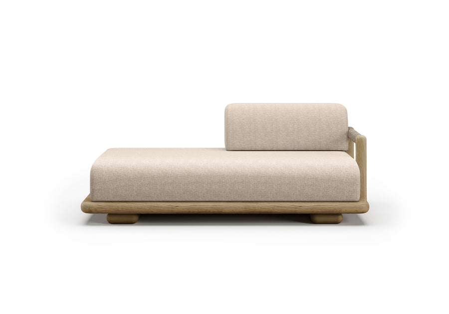 CALEO-natural HALFREST BACK 2 SEATER SOFA