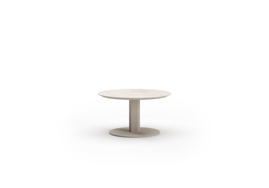 ÉCLAT-bisque ROUND COFFEE TABLE