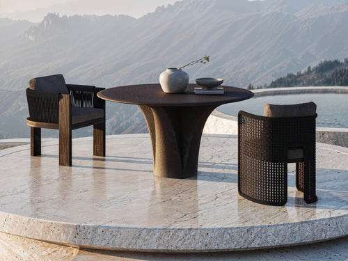 Savio Noche Round Dining Set