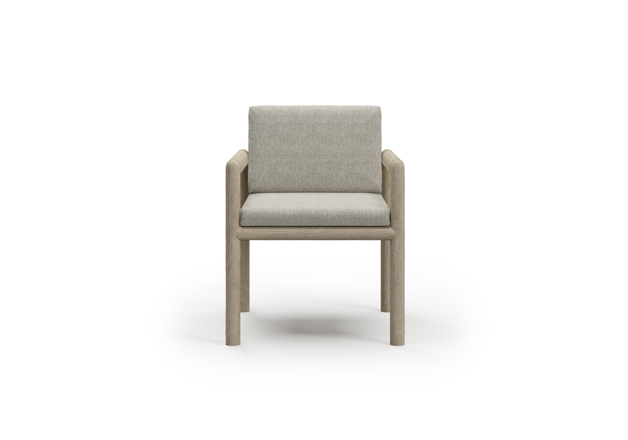 CALEO-ash DINING CHAIR WITH ARMREST