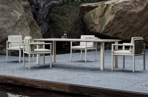 Éclat-bisque Dining Table