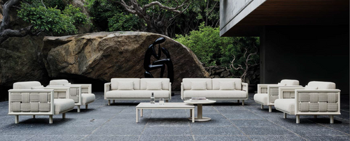 Éclat-bisque 2 Seater Sofa