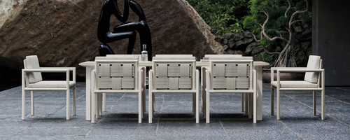 Éclat-bisque Dining Table