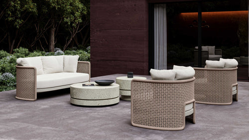 MIURA-bisque 3 SEATER SOFA