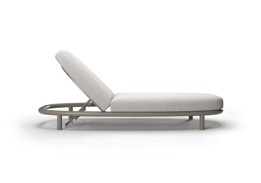LORVAIN-silver SUN LOUNGER