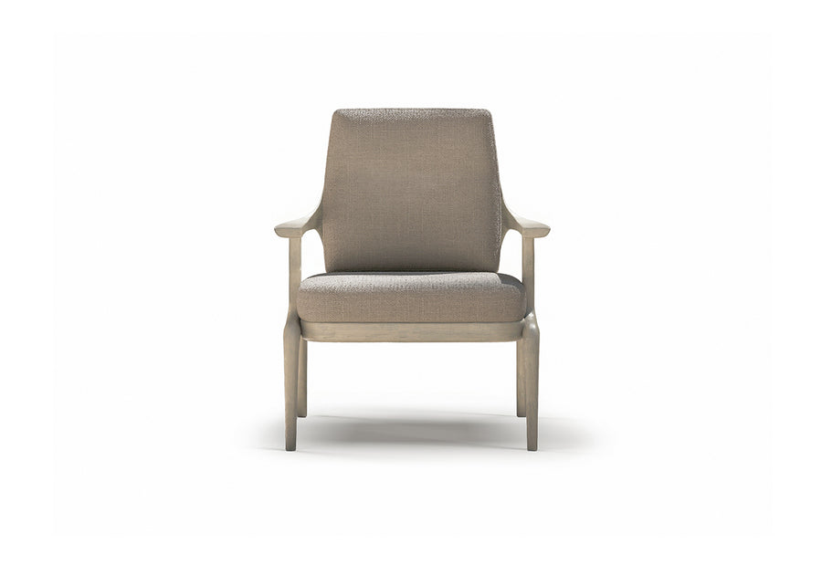 Thara-ash HIGH-BACK ARMCHAIR