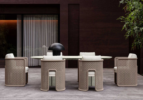 MIURA-bisque DINING CHAIR