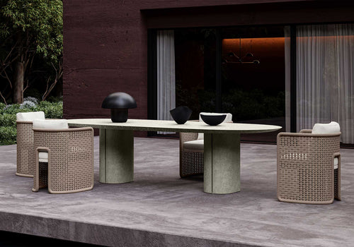 MIURA-bisque DINING CHAIR