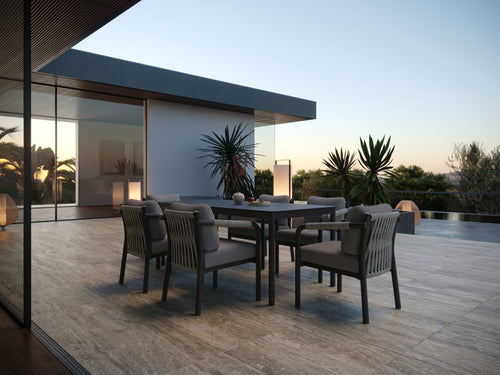 LORVAIN-nightfall DINING TABLE FOR 6