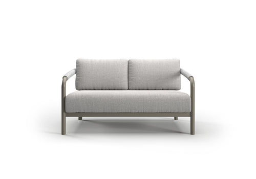 LORVAIN-silver 2 SEATER LOUNGE SET