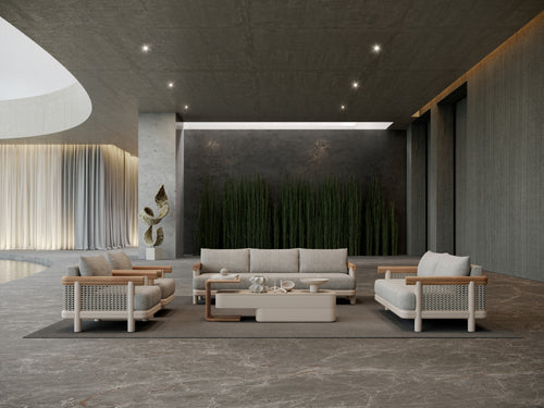 ALVO-bisque CENTER COFFEE TABLE