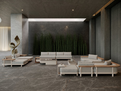 ALVO-bisque 2 SEATER LEFT ANGLE MODULE