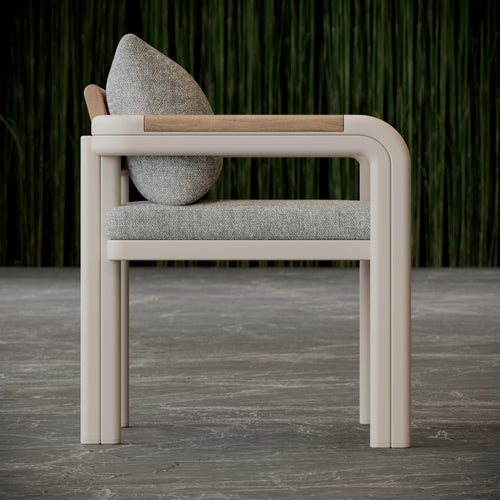 ALVO-bisque DINING CHAIR