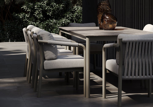 LORVAIN-silver DINING SET FOR 6