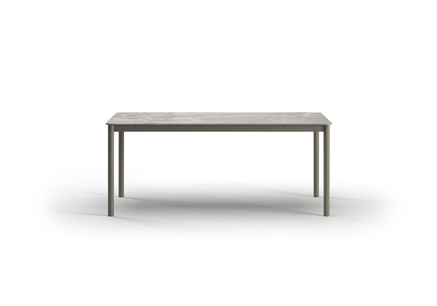 LORVAIN-silver DINING TABLE FOR 6