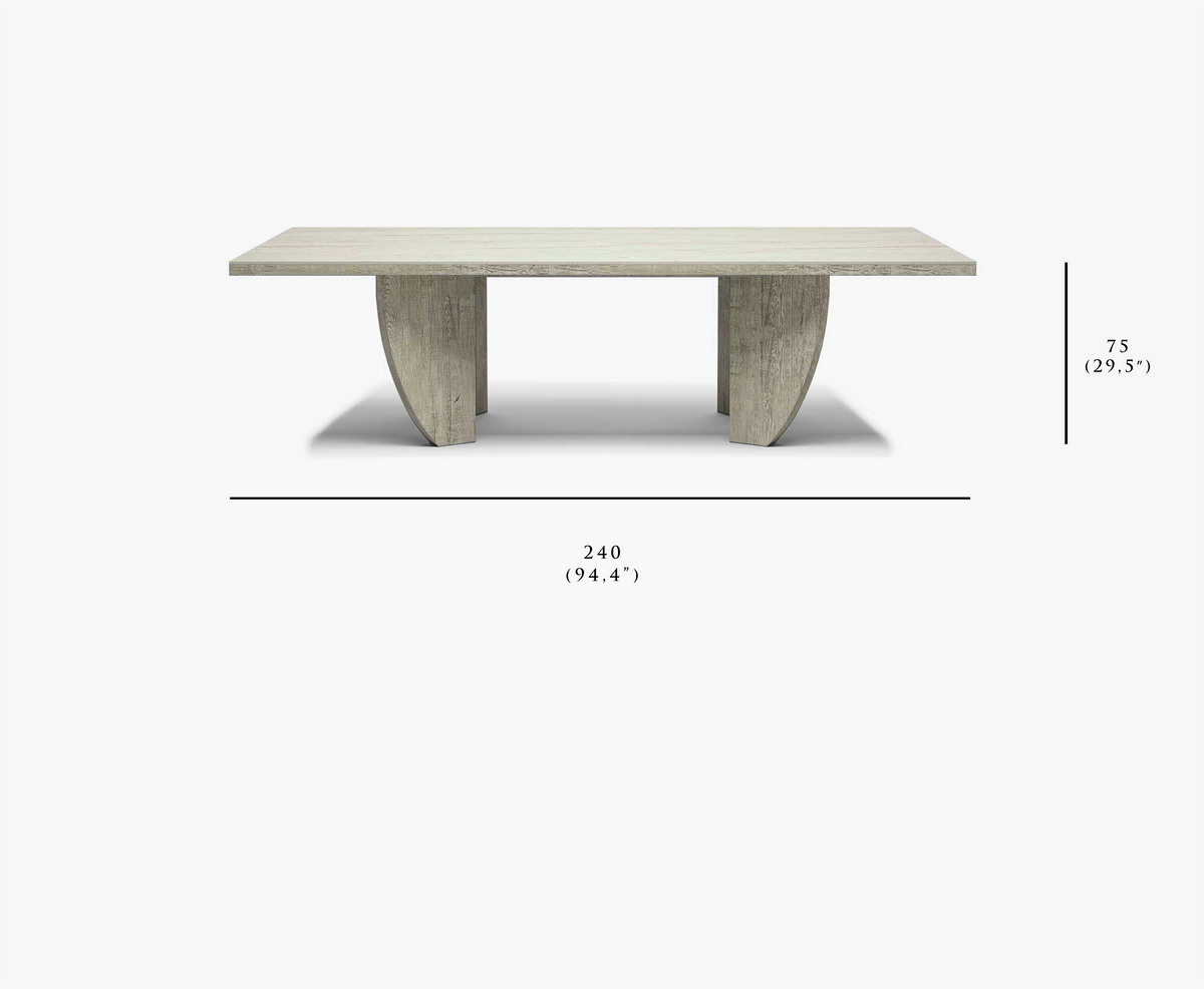 RALPH-ash DINING TABLE FOR 8