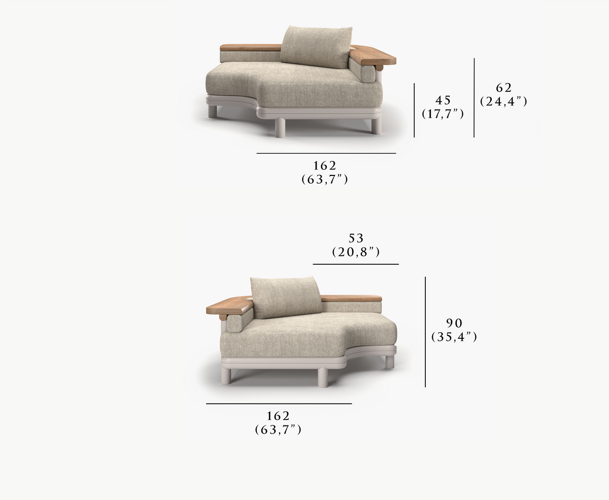 ALVO-bisque CORNER MODULE