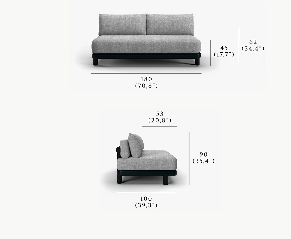 ALVO-fern 2 SEATER  CENTRAL MODULE