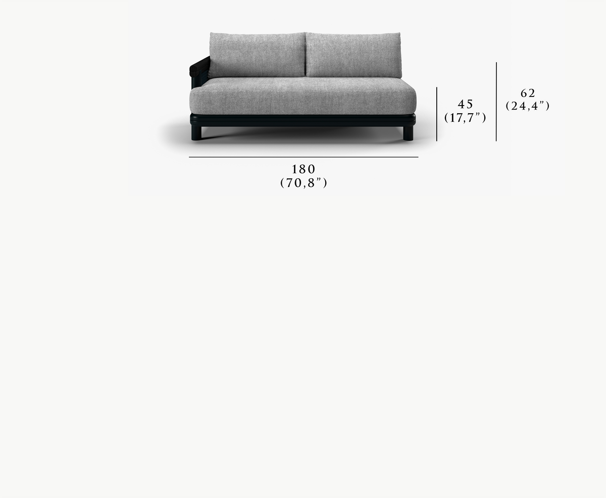 ALVO-fern 2 SEATER LEFT MODULE