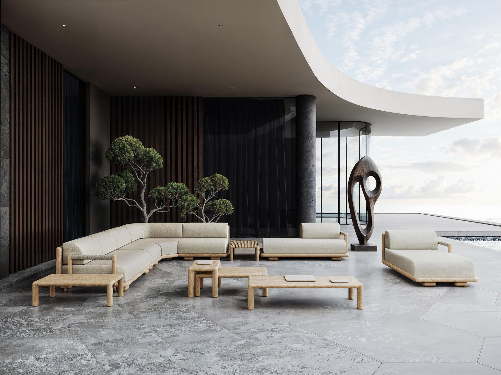 【セット】IDEE AO SOFA + AO TABLE Natural セット】IDEE AO SOFA + AO TABLE Natural AO TABLE Natural