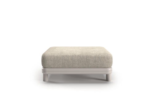ALVO-bisque OTTOMAN