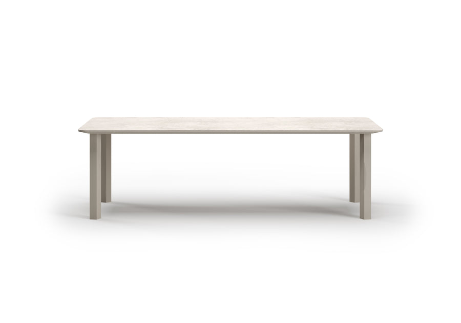 ÉCLAT-bisque DINING TABLE