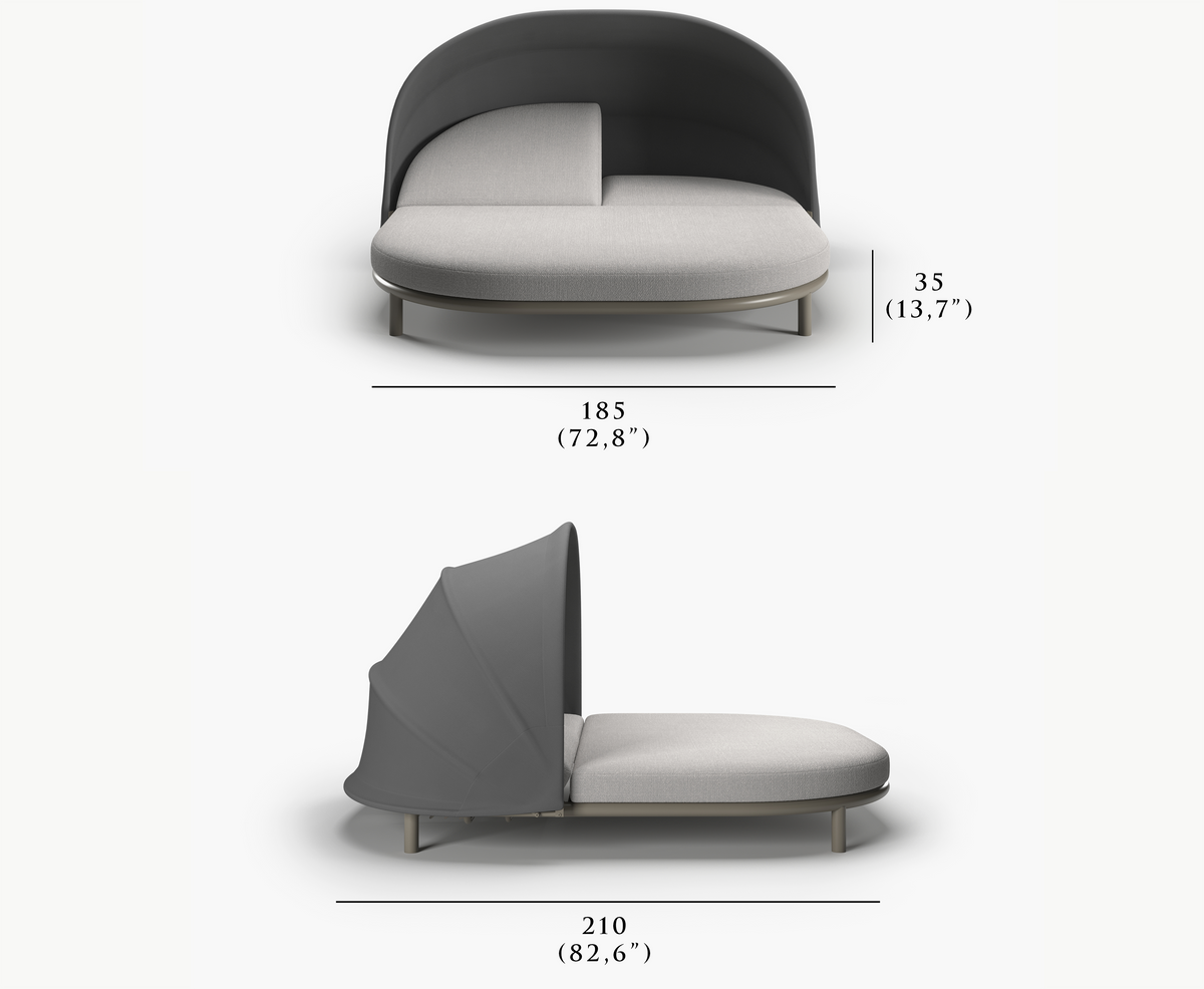 LORVAIN-silver DAYBED