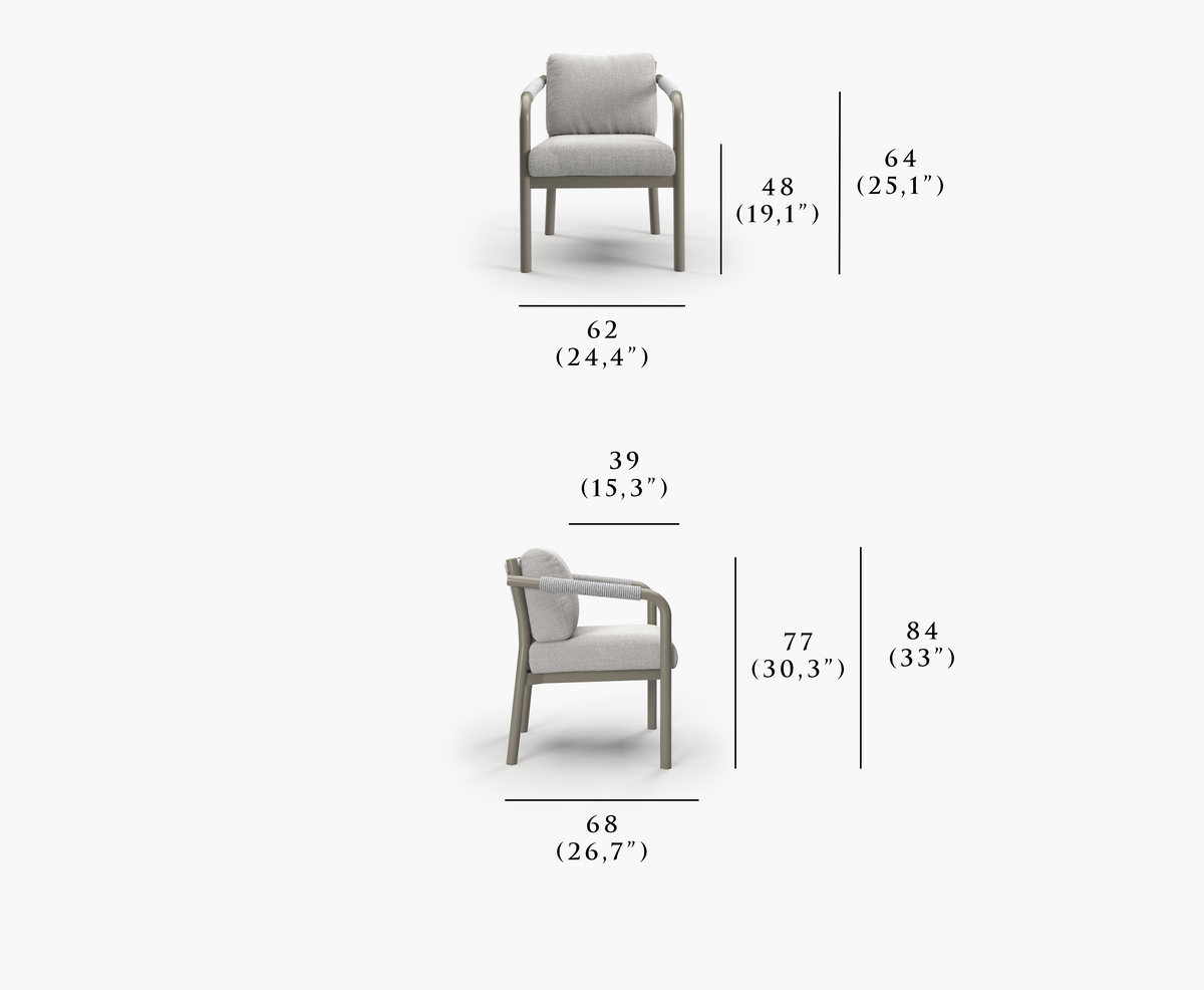 LORVAIN-silver DINING CHAIR