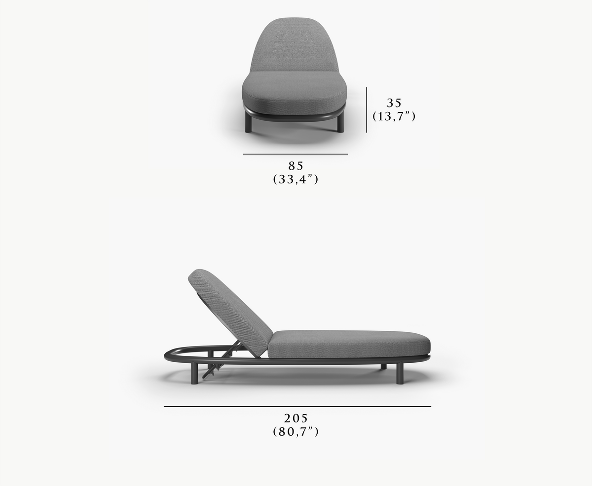 LORVAIN-nightfall SUN LOUNGER