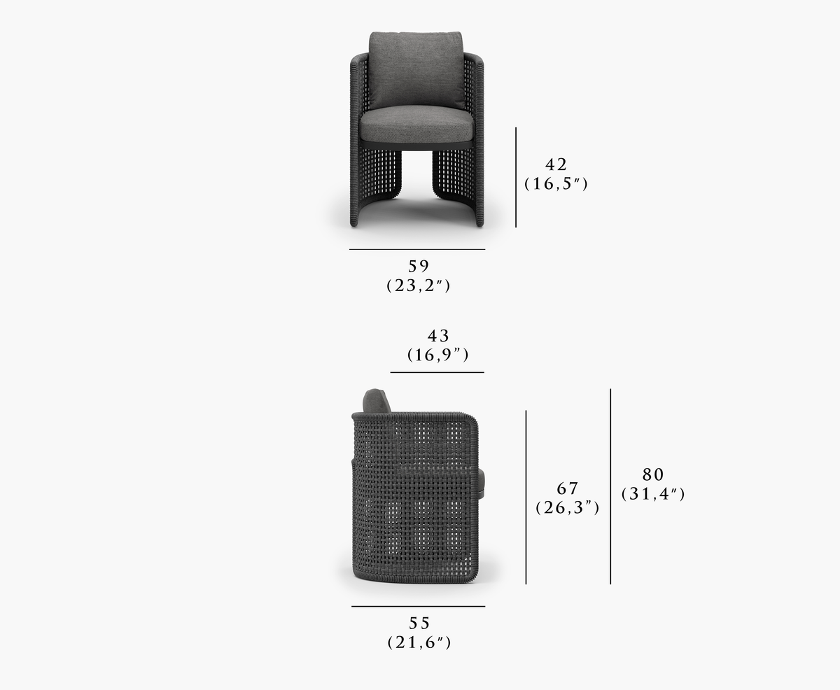 MIURA-nighfall DINING CHAIR