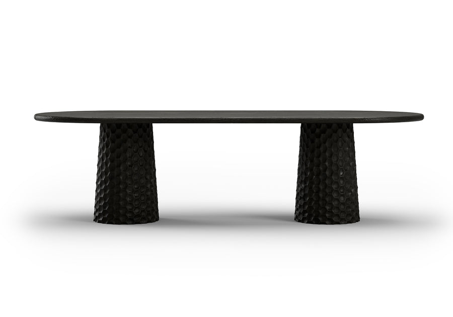 Miura-nightfall CARVING DINING TABLE