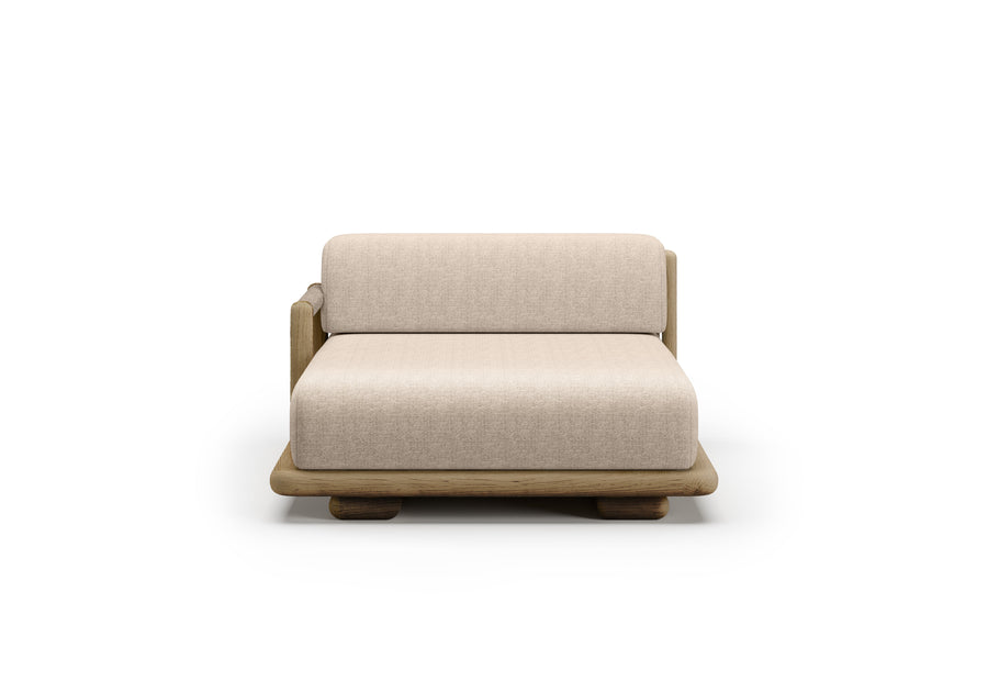 CALEO-natural LEFT DAYBED MODULE