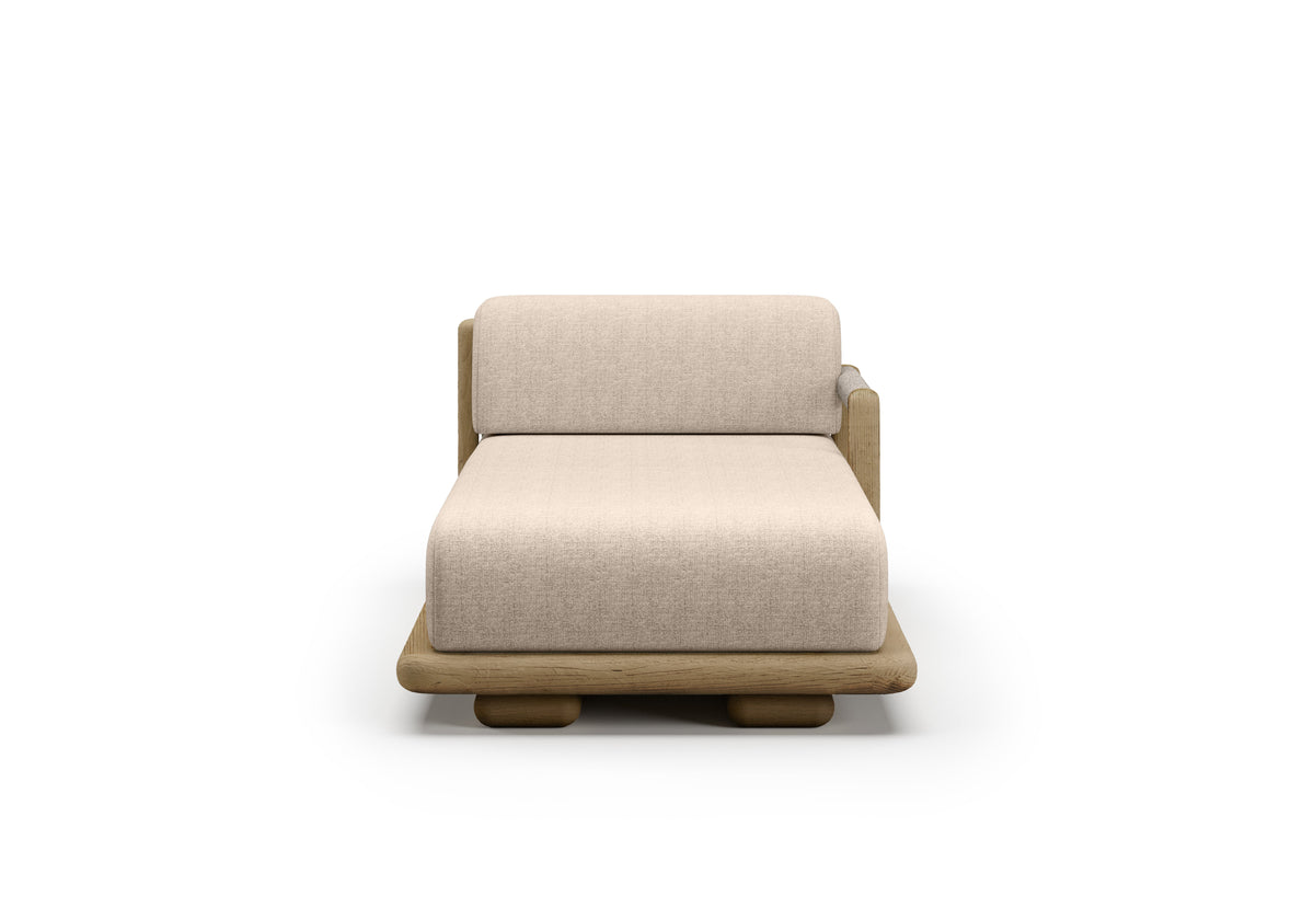 Caleo-natural RIGHT SUN LOUNGER MODULE