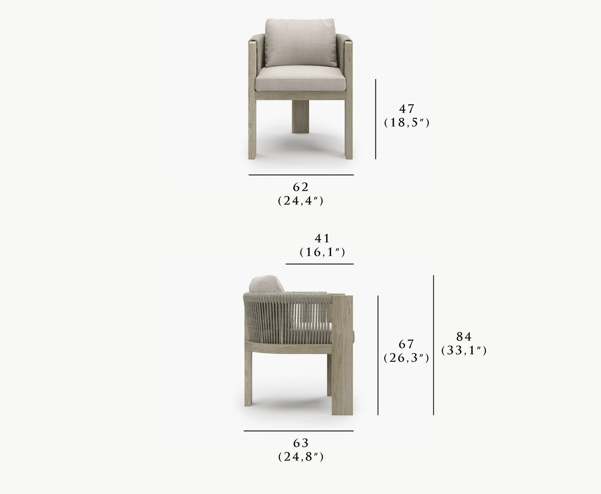 RALPH-ash DINING CHAIR
