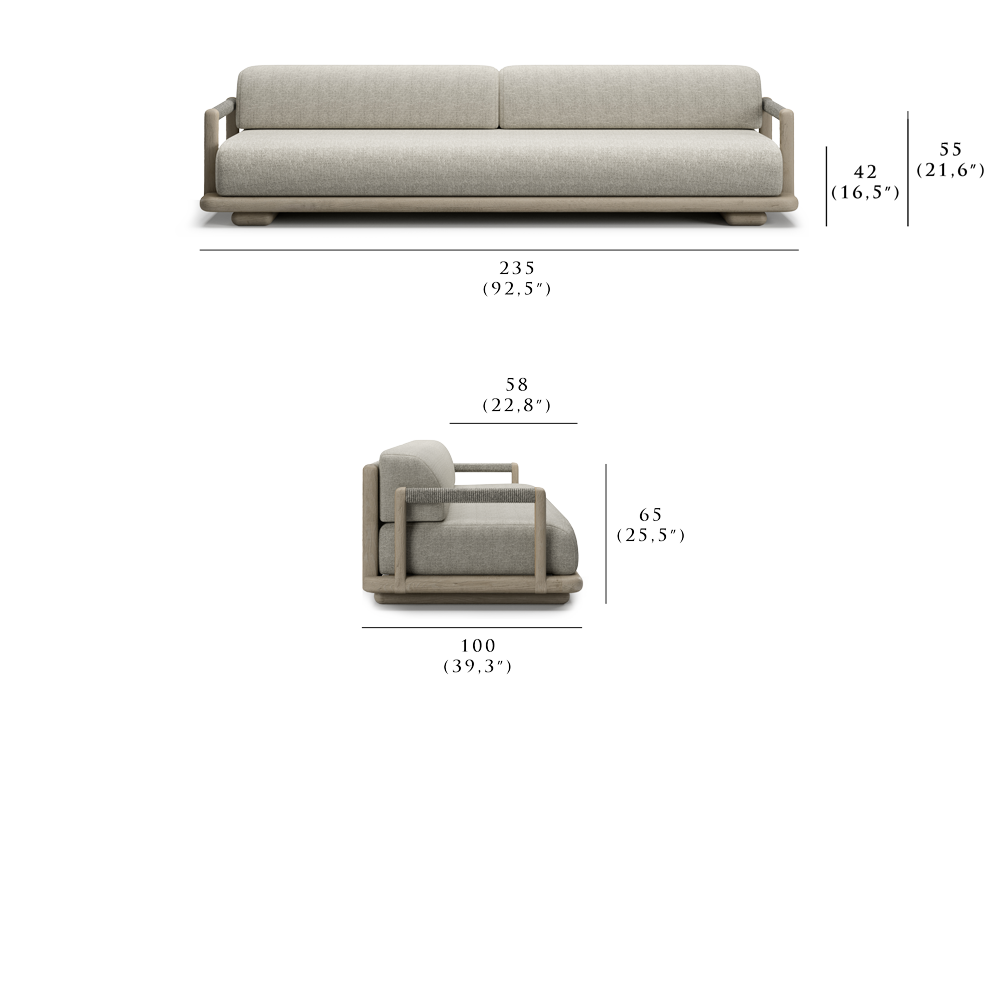 Caleo-ash 3-Seater Sofa (Kopya)