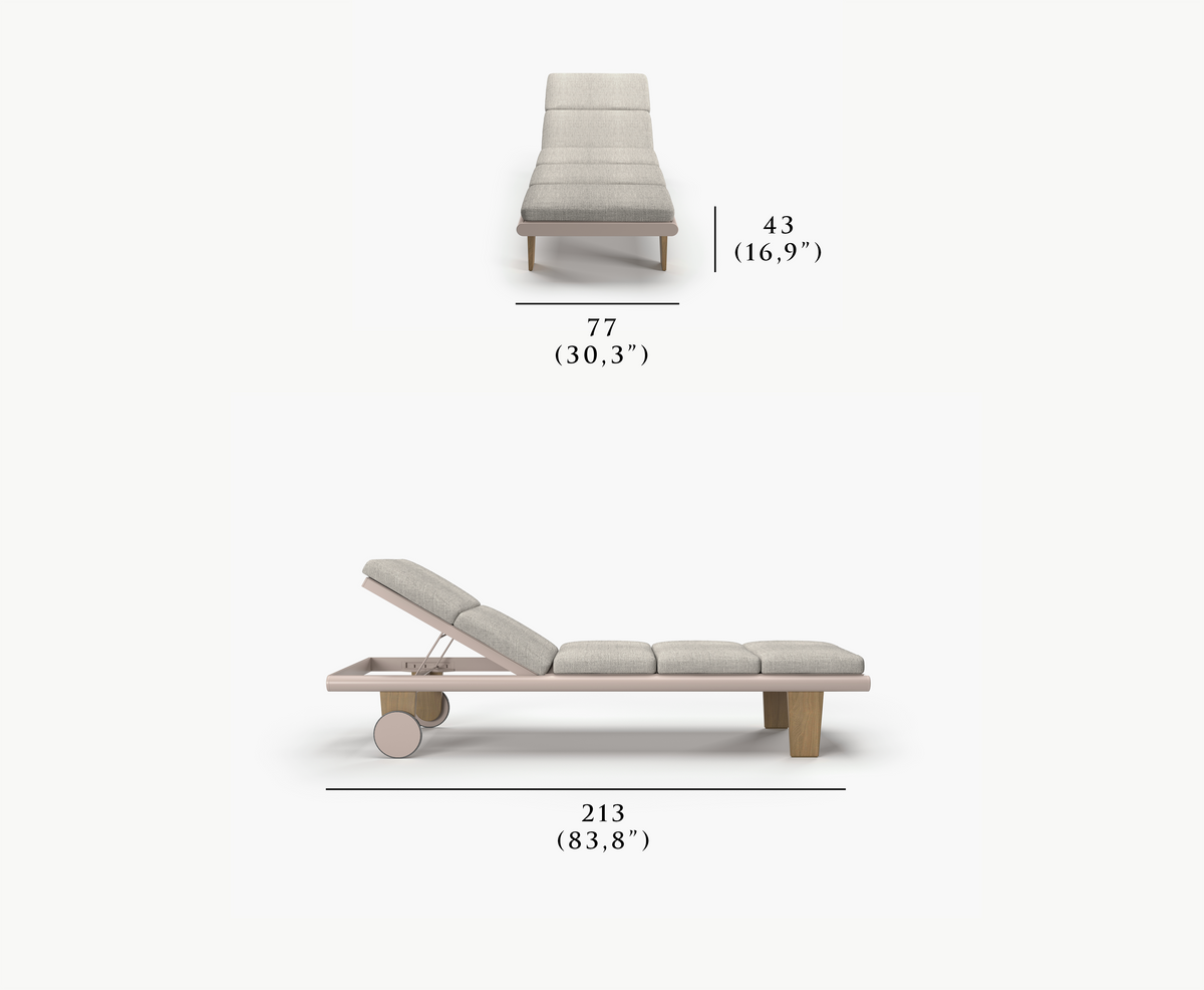 SESTRI-bisque SUN LOUNGER