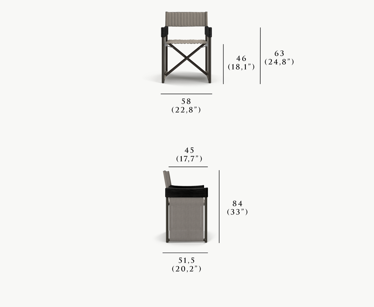 SESTRI-terra DIRECTOR CHAIR LONG VERSION