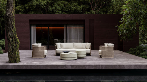 Miura-bisque 2 Seater Lounge Set