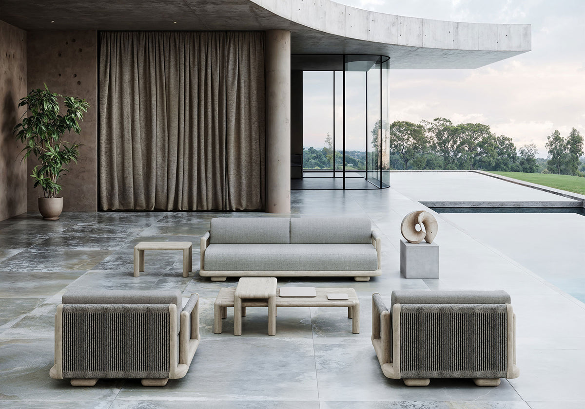 CALEO-ash 2-SEATER LOUNGE SET