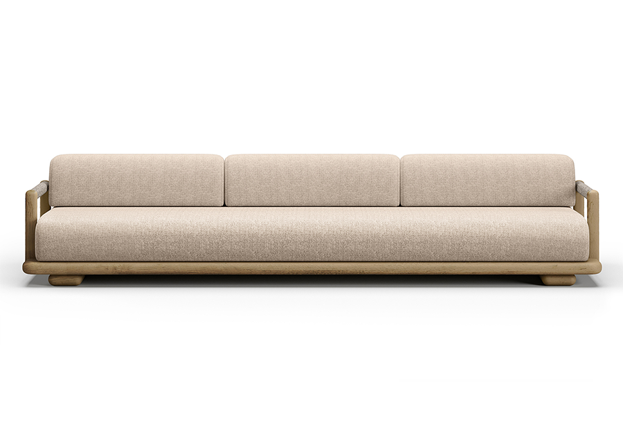 CALEO-natural 4 SEATER SOFA