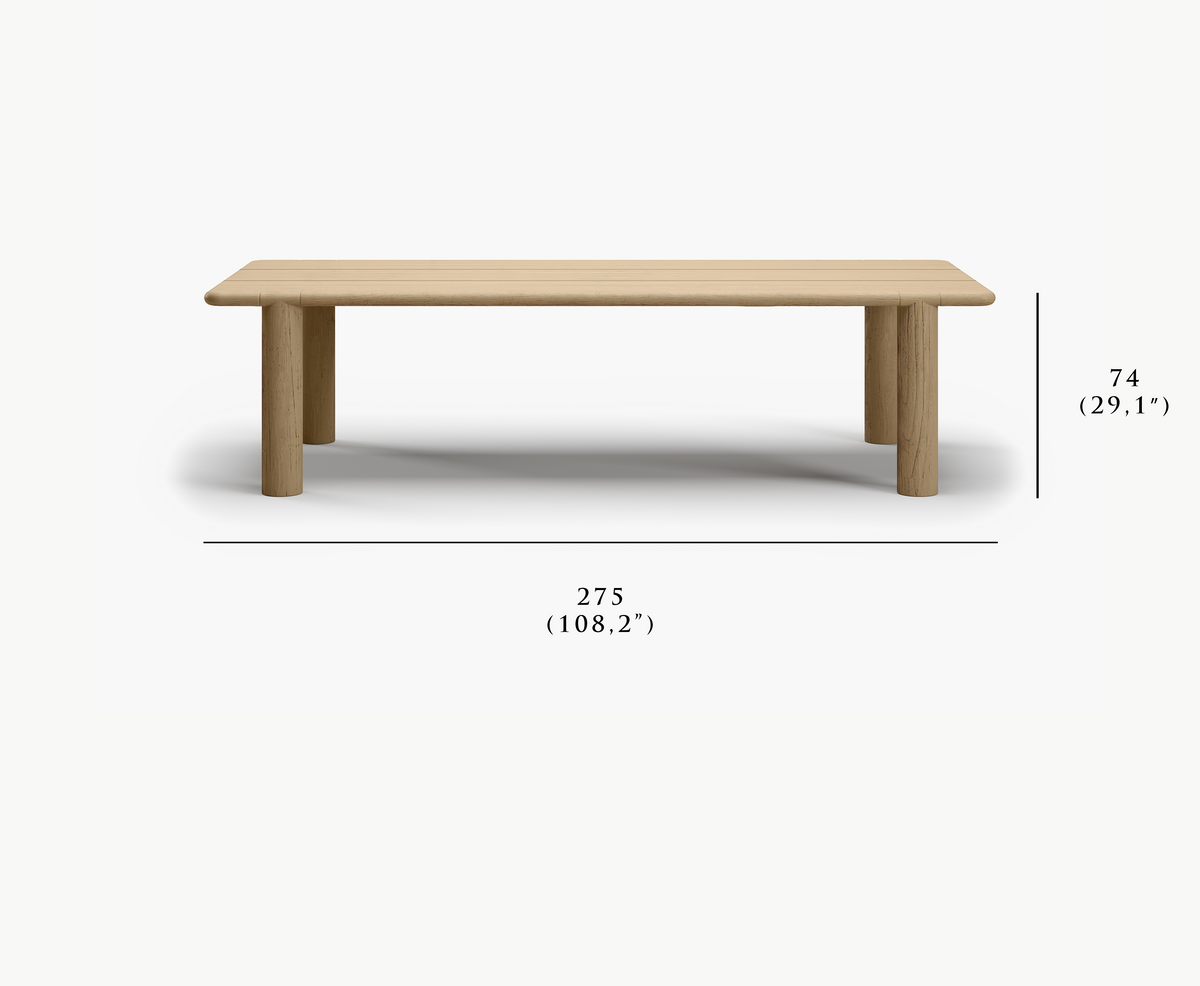 CALEO-natural DINING TABLE