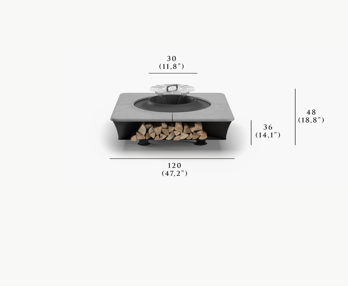 CALDERA SQUARE FIRE PIT