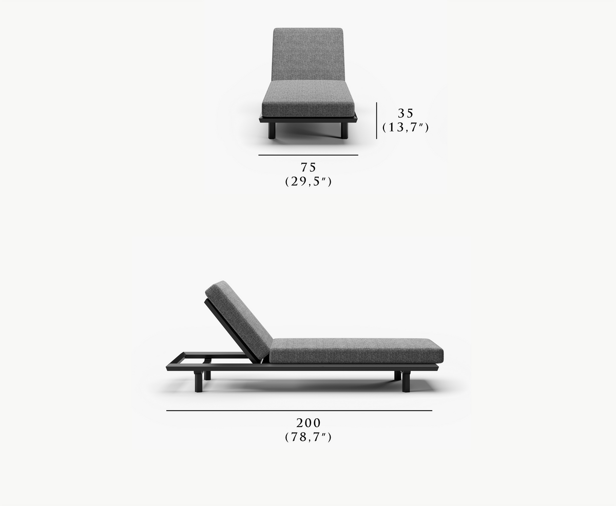 ÉCLAT-nightfall SUN LOUNGER